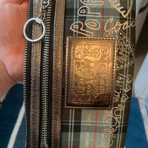 Poppy glam wristlet - blue / silver